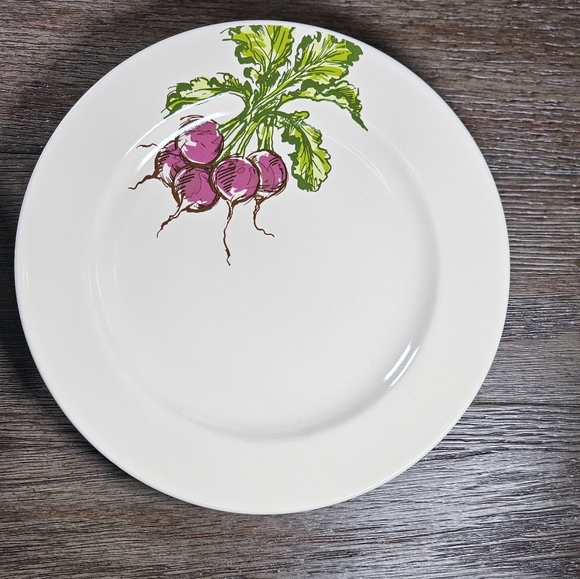 Set of 4 Farmers Market Vegetables Signature 8" Plates - Picture 5 of 13